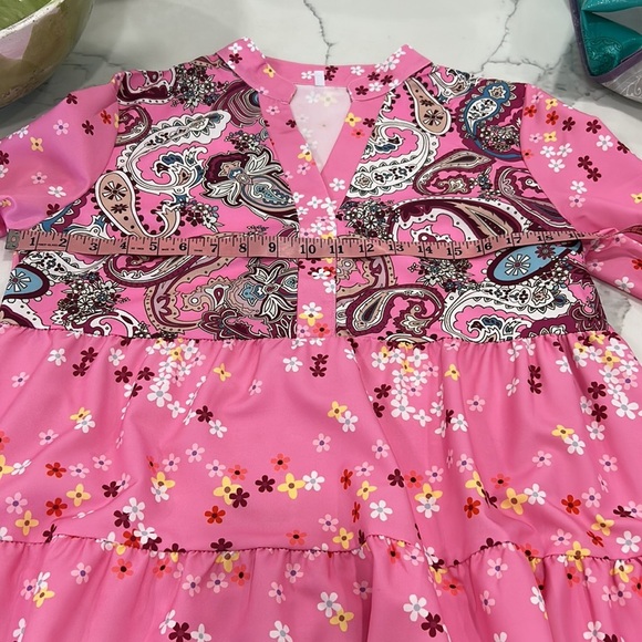 Women’s Boho Spring/ Summer‎ Dress. Size L - Picture 10 of 12